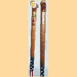 Army Joseph Cascioli. Cane carved by Hal Weisel of HVWC.